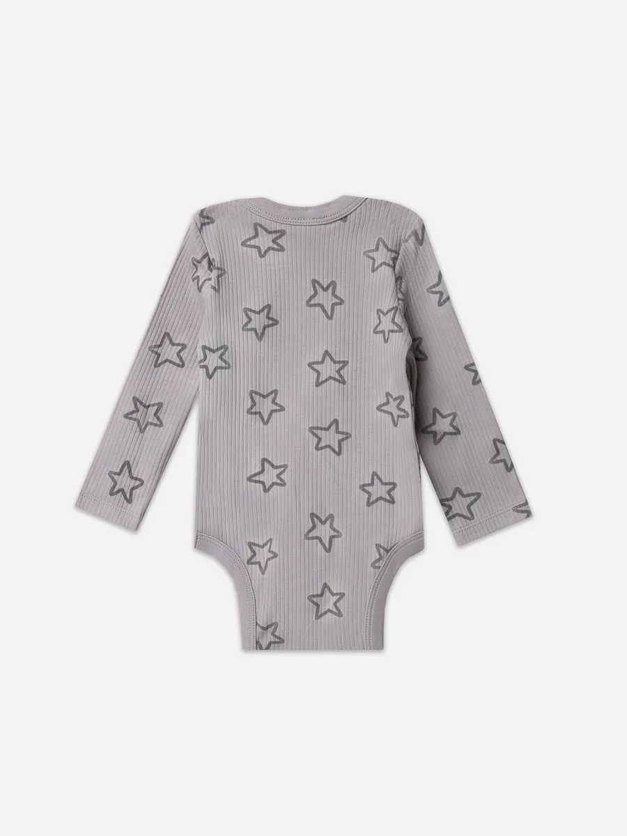 Боди 2 шт Mark Formelle (Марк Формэль) 13018-2/барашки на абрикосовом +звездочки на сером - фото 14