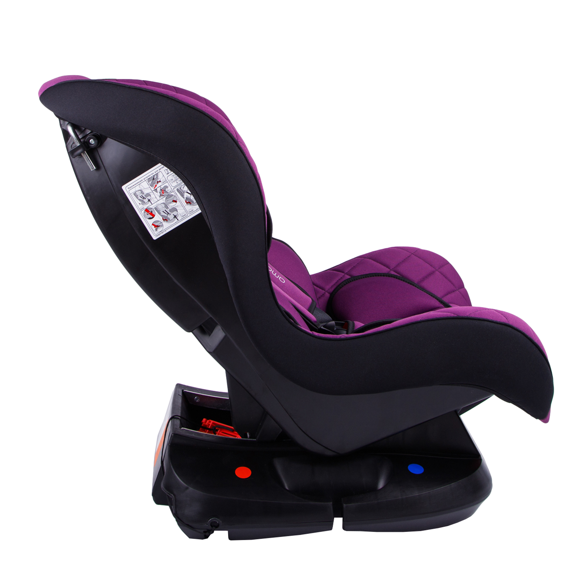 Автокресло Amarobaby Safety 0+/1 (0-18 кг) фиолетовый - фото 11