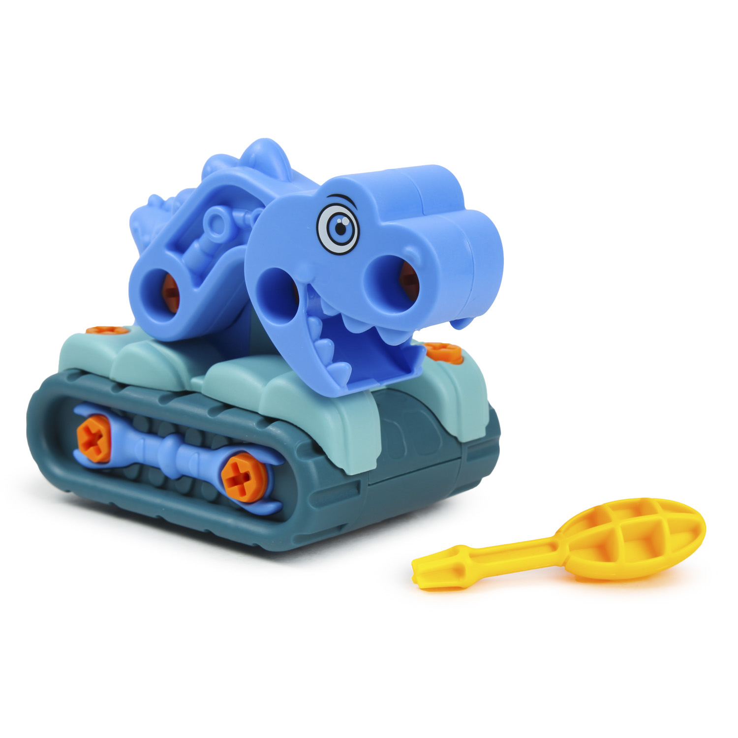 Конструктор BabyGo Дино Экскаватор сборная игровая модель - фото 1