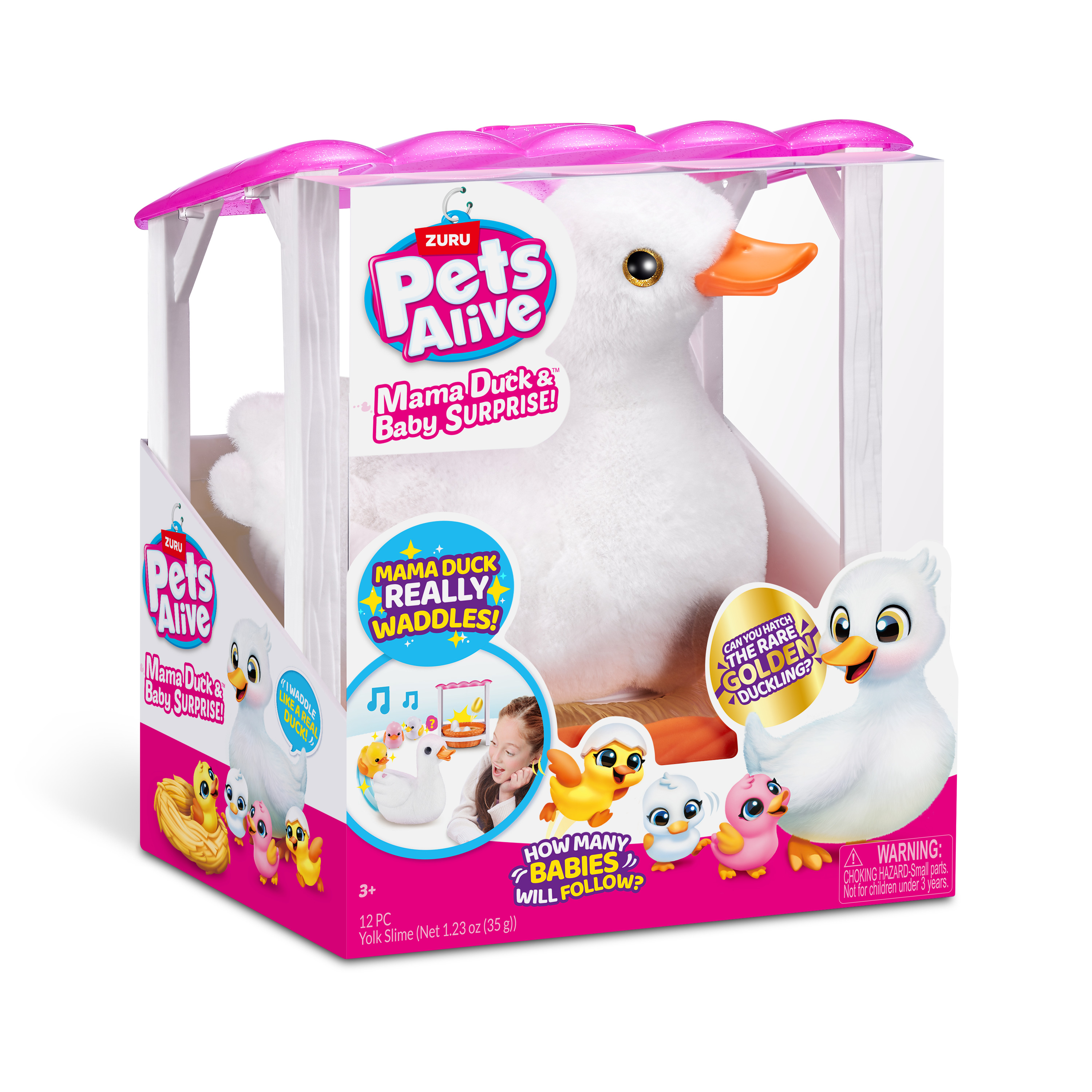 Игровой набор Zuru Pets Alive Уточка с утятами - фото 23