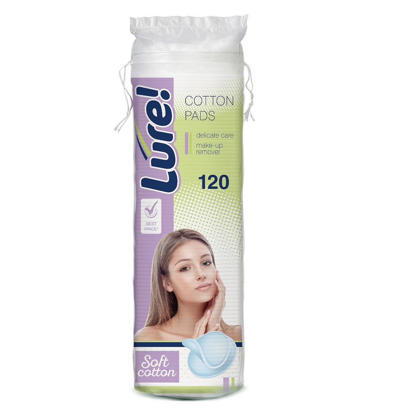 Ватные диски LURE 120 шт. - фото 1