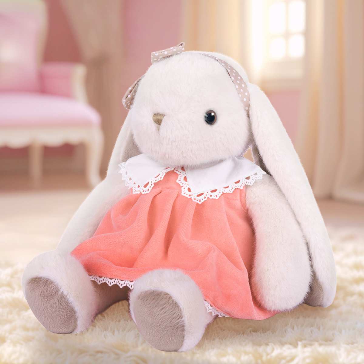 Игрушка мягкая Maxitoys зайчик 50 см - фото 6