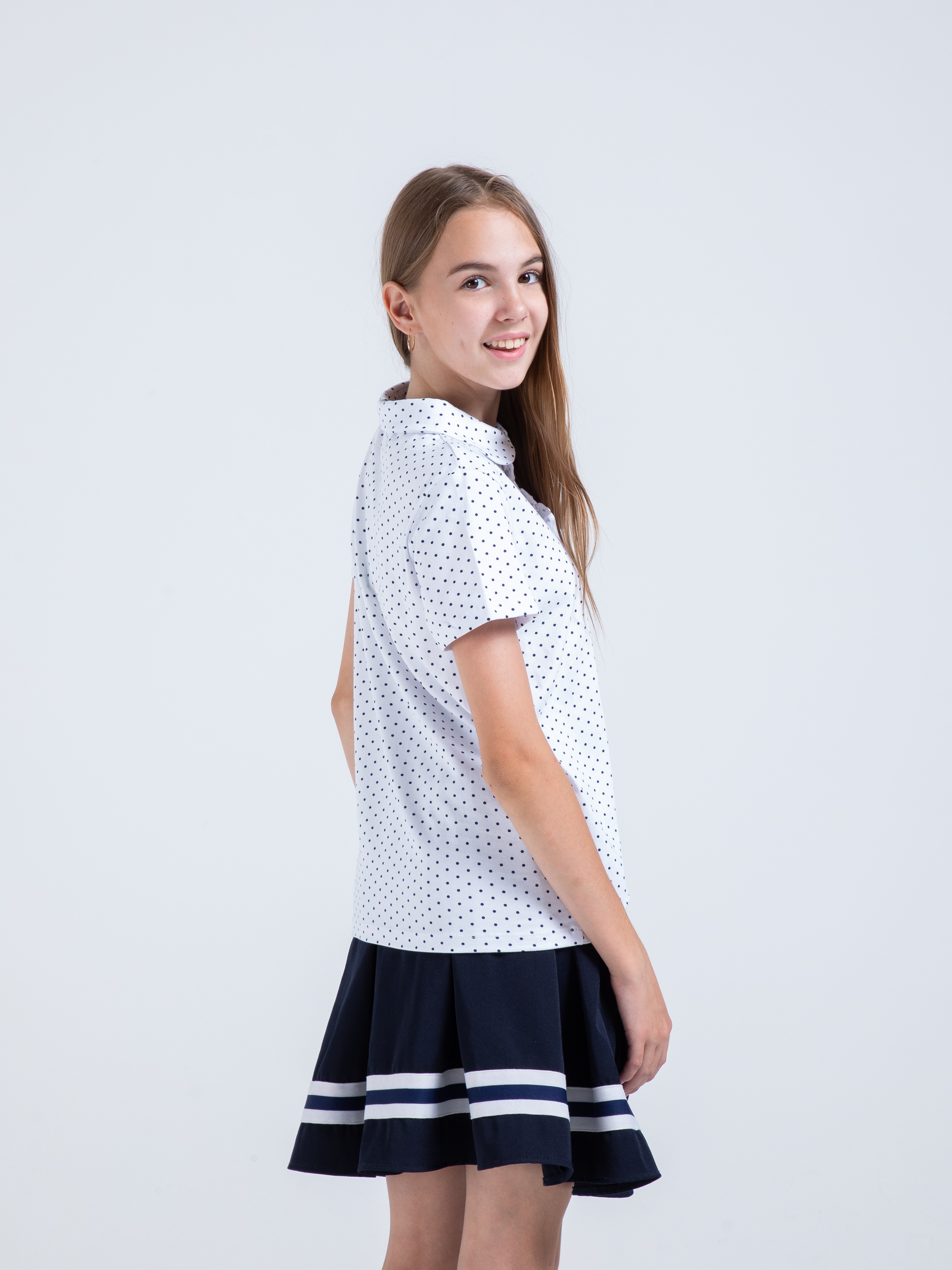 Блузка STELLA MODA 29407_белый - фото 6