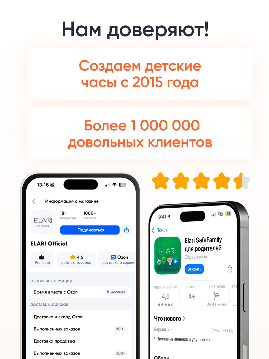Детские смарт-часы ELARI KidPhone Маша и Медведь - фото 12