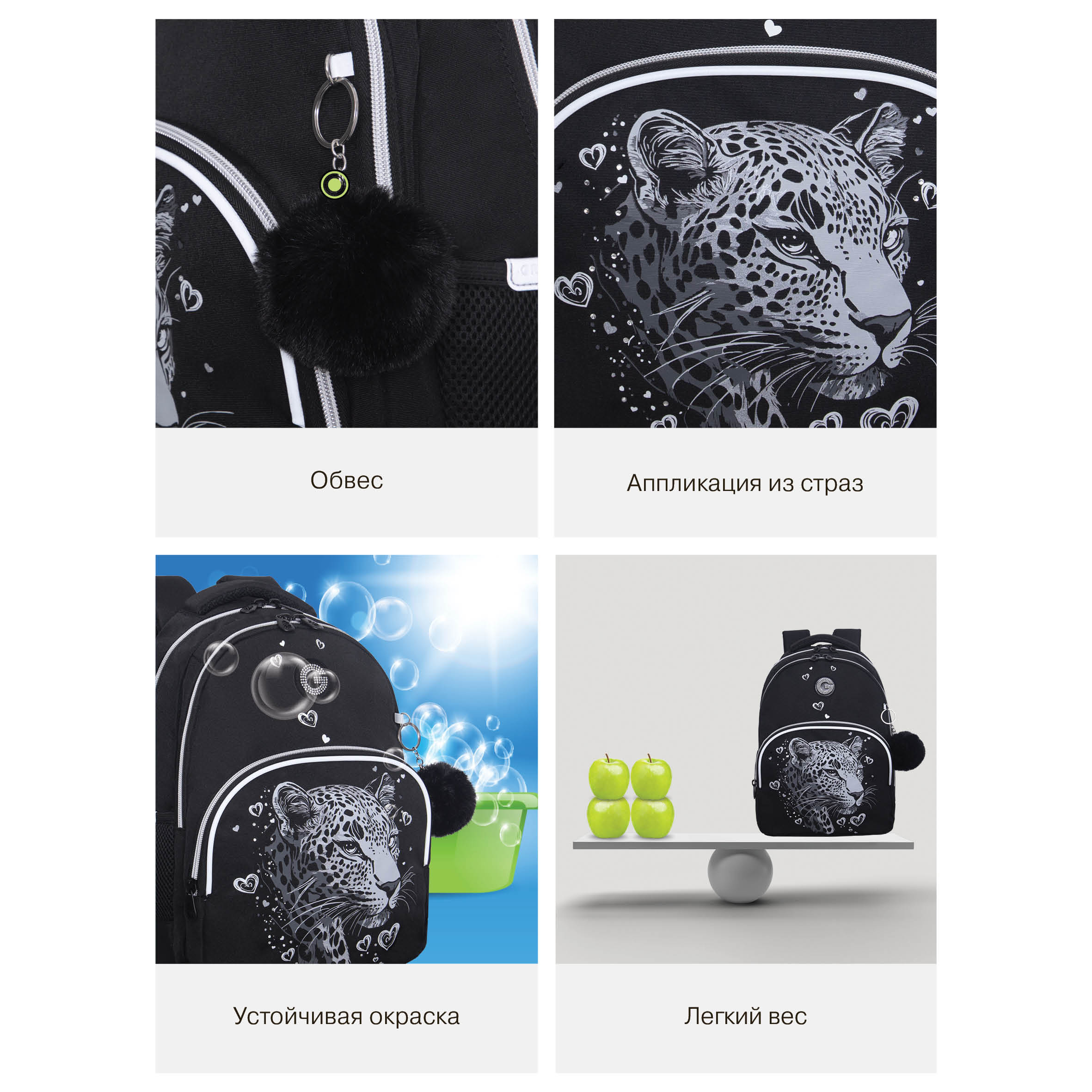 Рюкзак Grizzly для девочки - фото 13