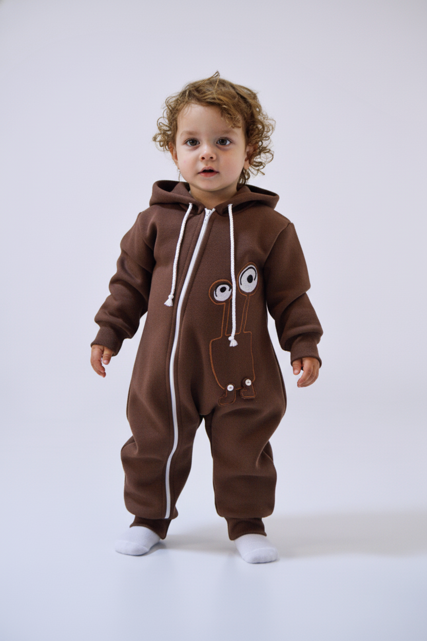 Комбинезон утепленный AS TEKS ANN-012/шоколадный - фото 2