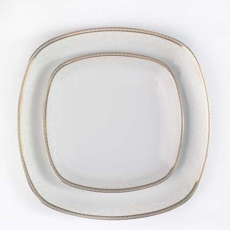 Сервиз столовый Zarin Porcelain Industries на 6 персон Quattro Riva Gold 27 предметов