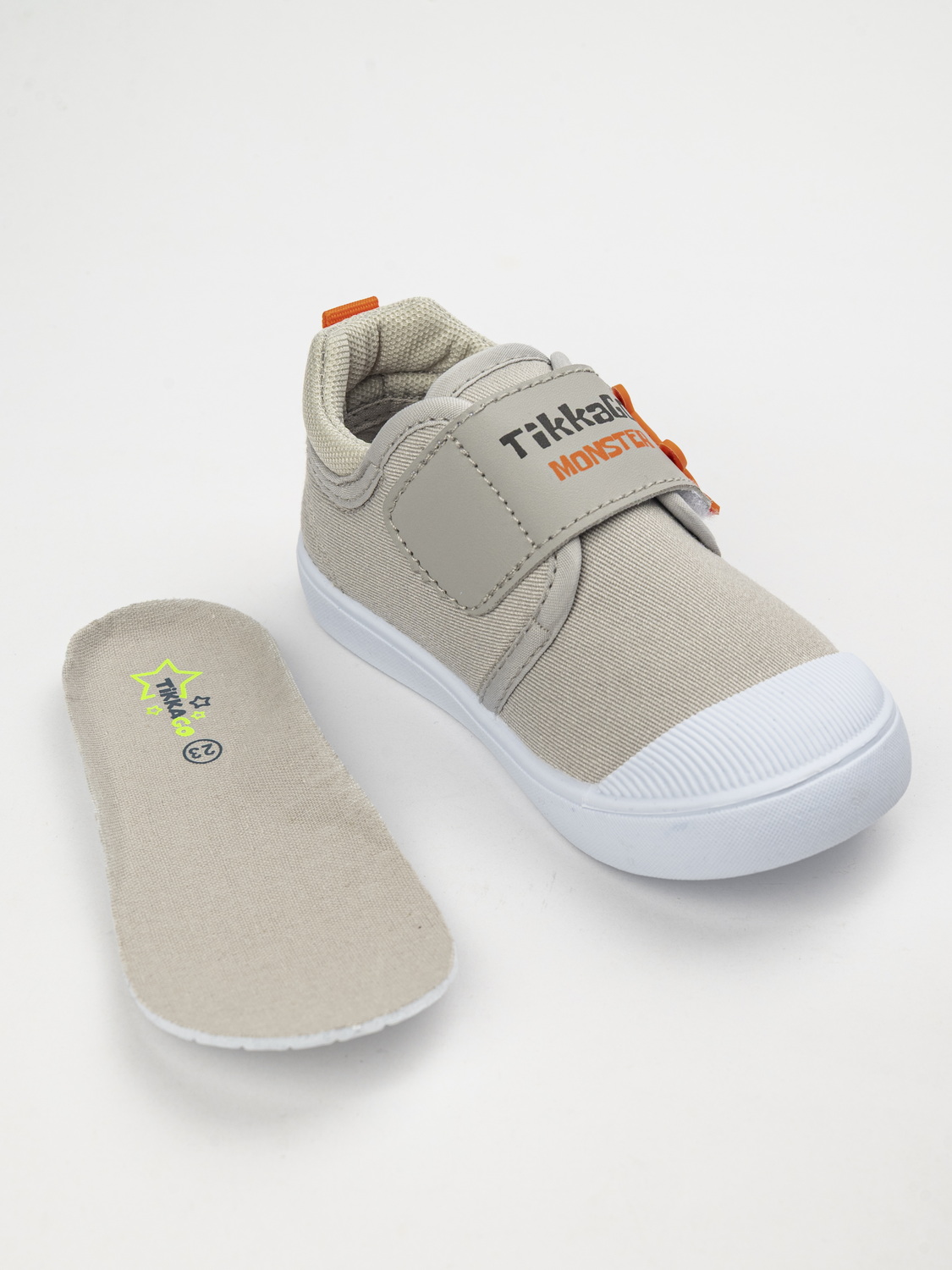 Кеды TikkaGo 7T22_12604_grey-orange - фото 3