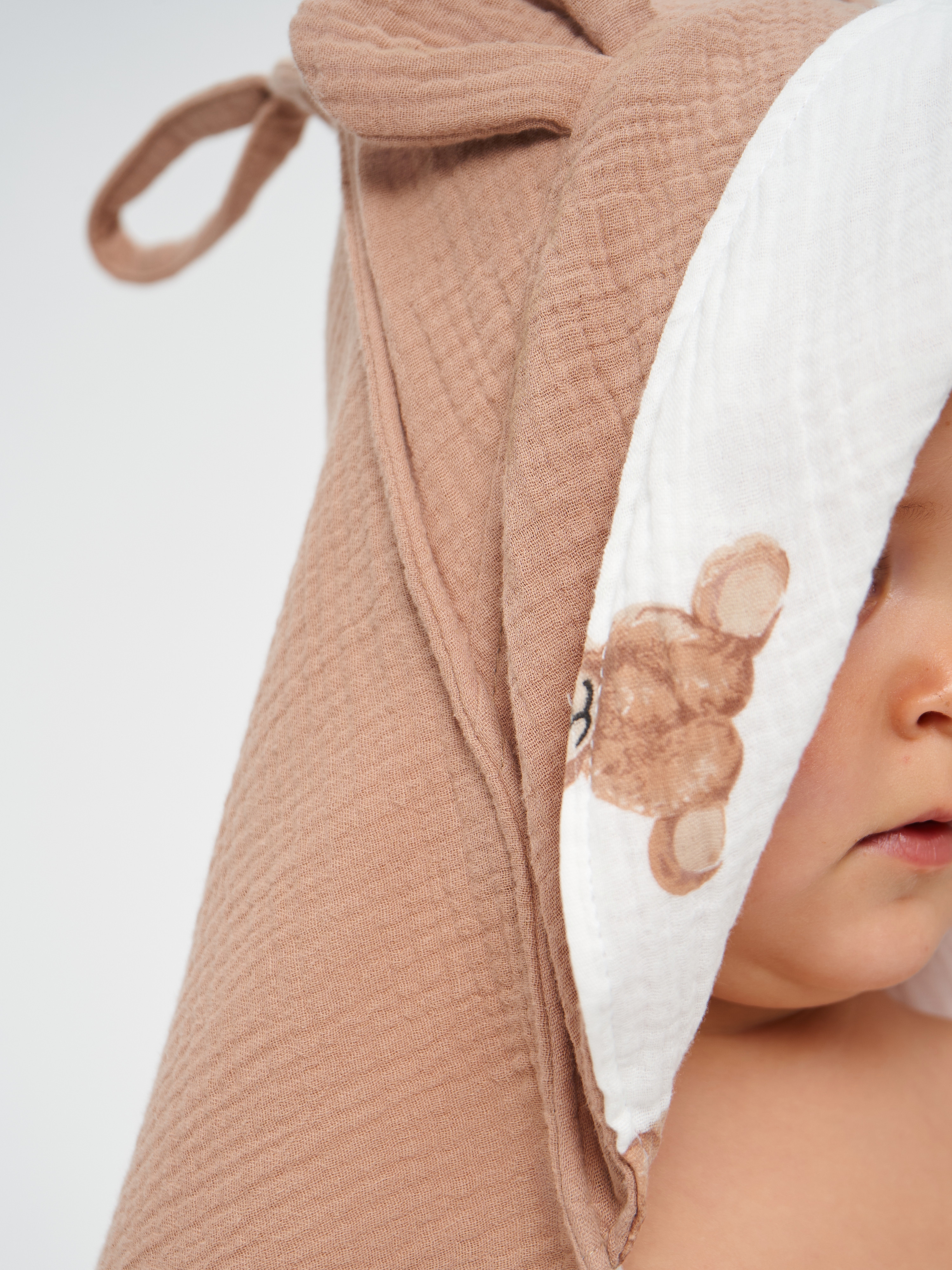 Полотенце Loo-Loo мишкиушки 95 x 95 см 1 шт. - фото 13