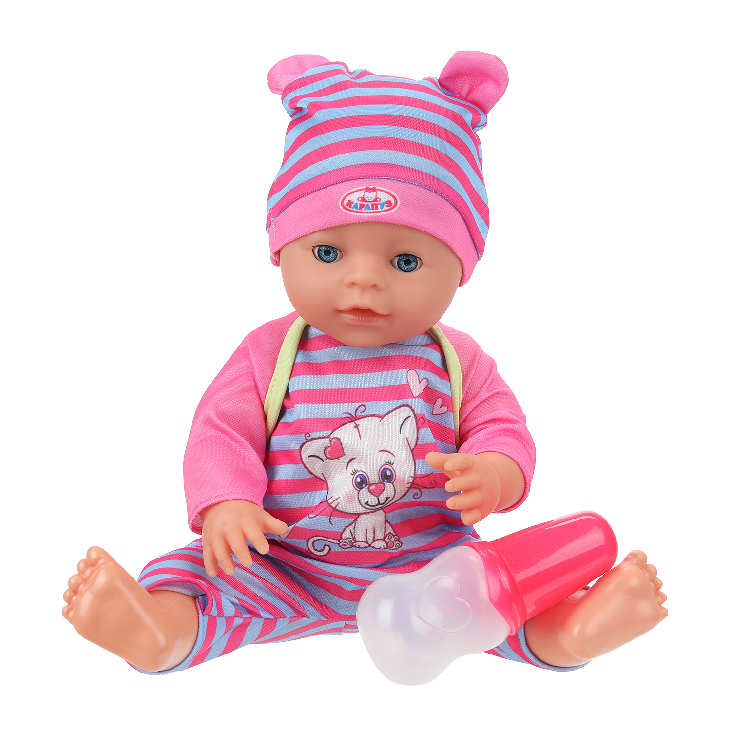 Кукла пупс Карапуз высота 40 см 400012 - фото 3
