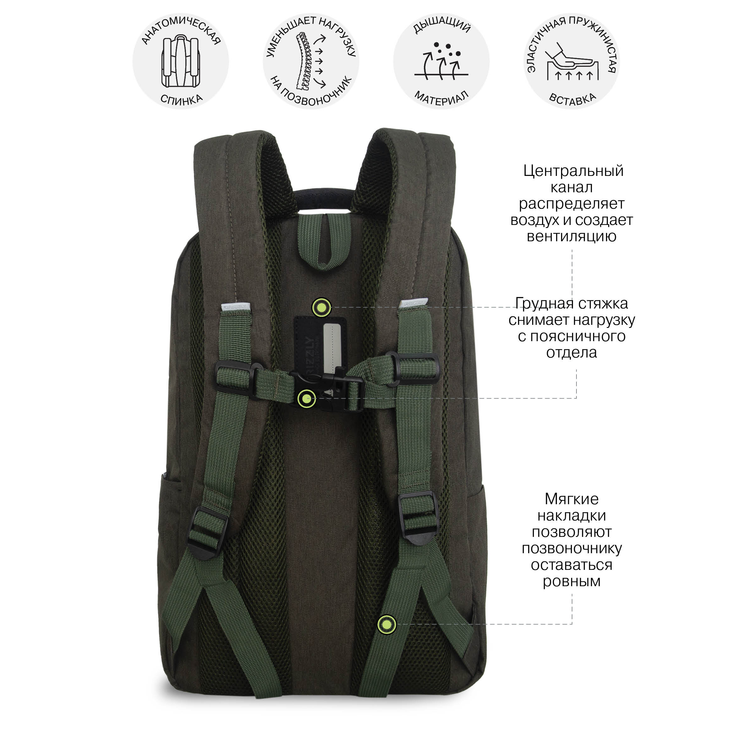 Рюкзак Grizzly для мальчика - фото 8