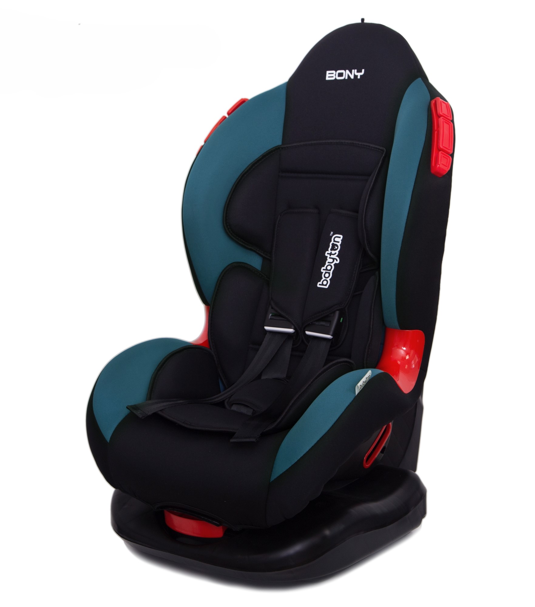 Автокресло Babyton Bony Black-Aqua 1/2 (9-25 кг) черный - фото 1