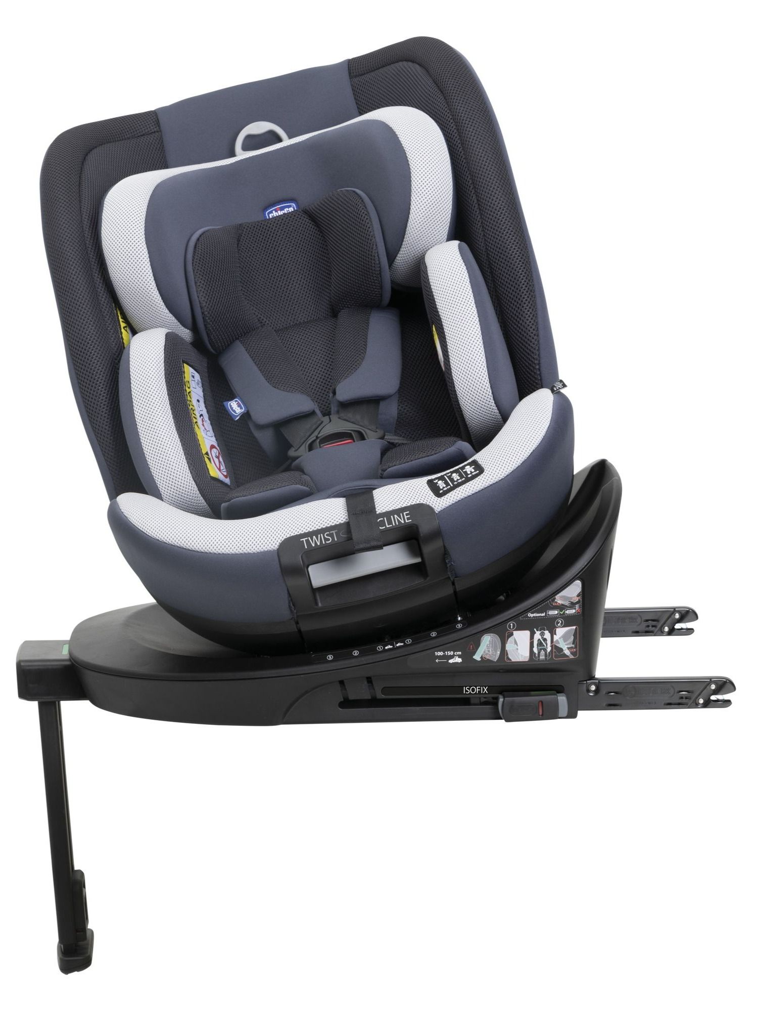 Автокресло Chicco Isofix 0+/1/2/3 (0-36 кг) синий - фото 25