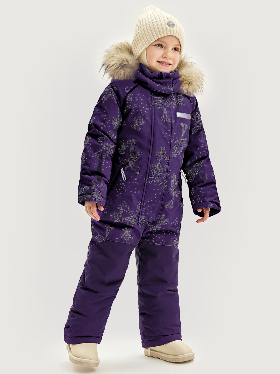 Комбинезон NIKASTYLE 8з0625 фиолет - фото 1