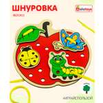 Игрушка Alatoys шнуровка Яблоко