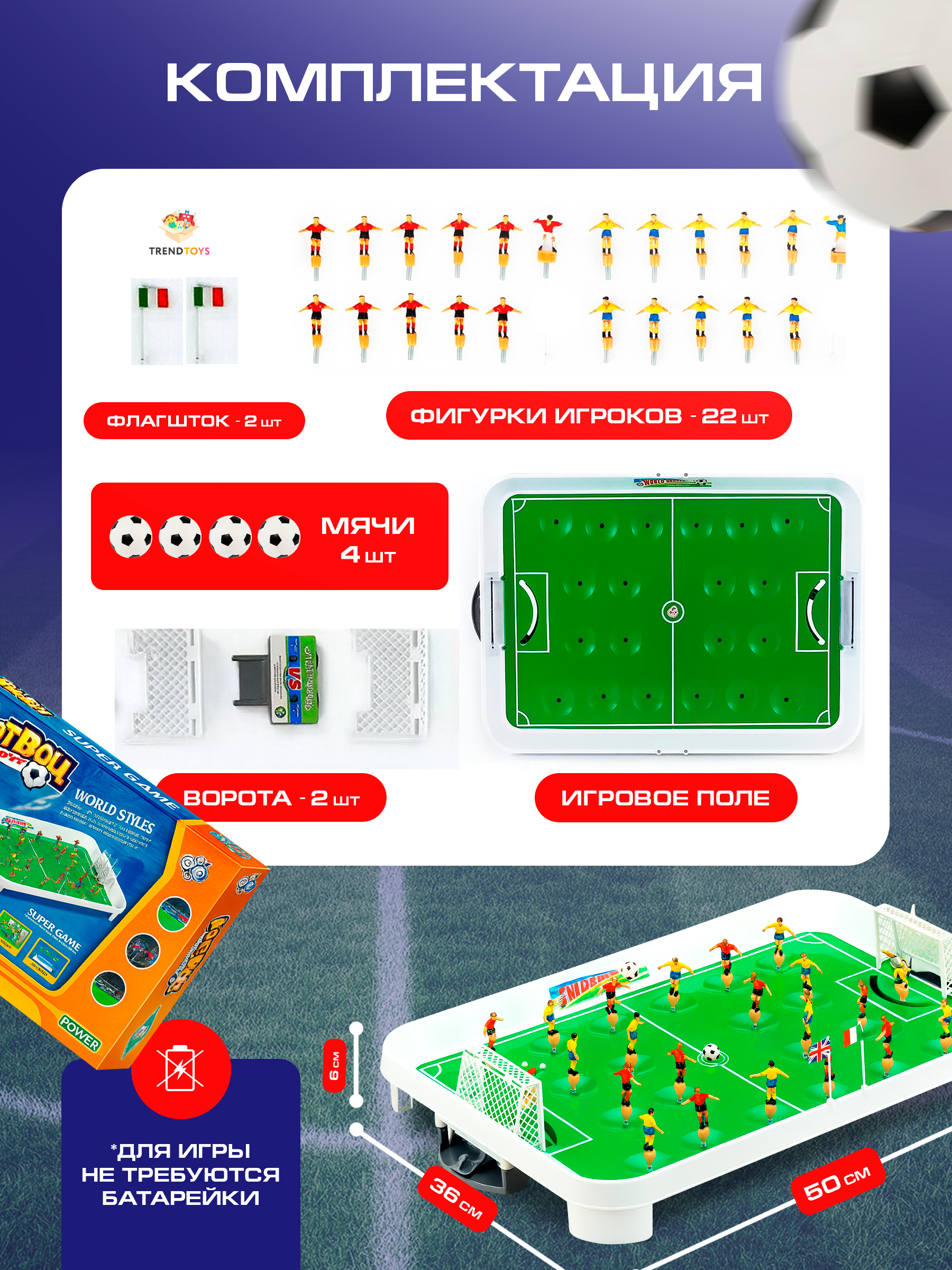 Настольная игра TrendToys футбол - фото 5