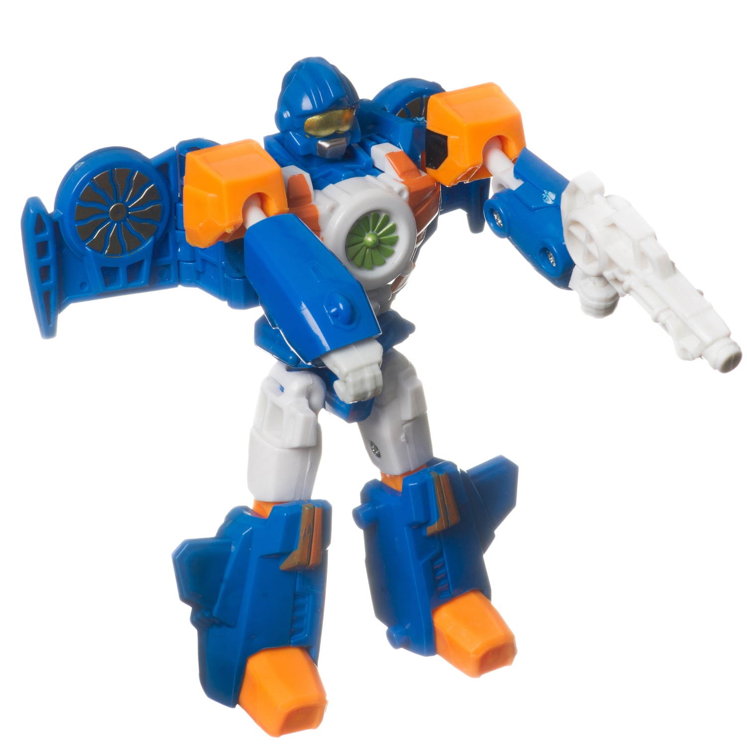 Фигурка Bondibon трансформер Робот Самолет 2в1 - фото 5