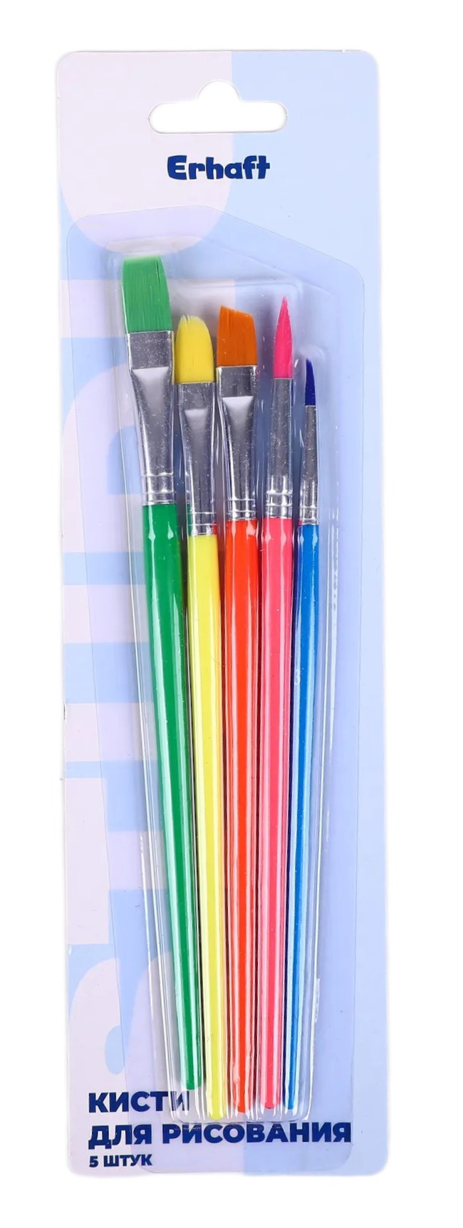 Кисть Erhaft 5 шт. (синтетика) - фото 3