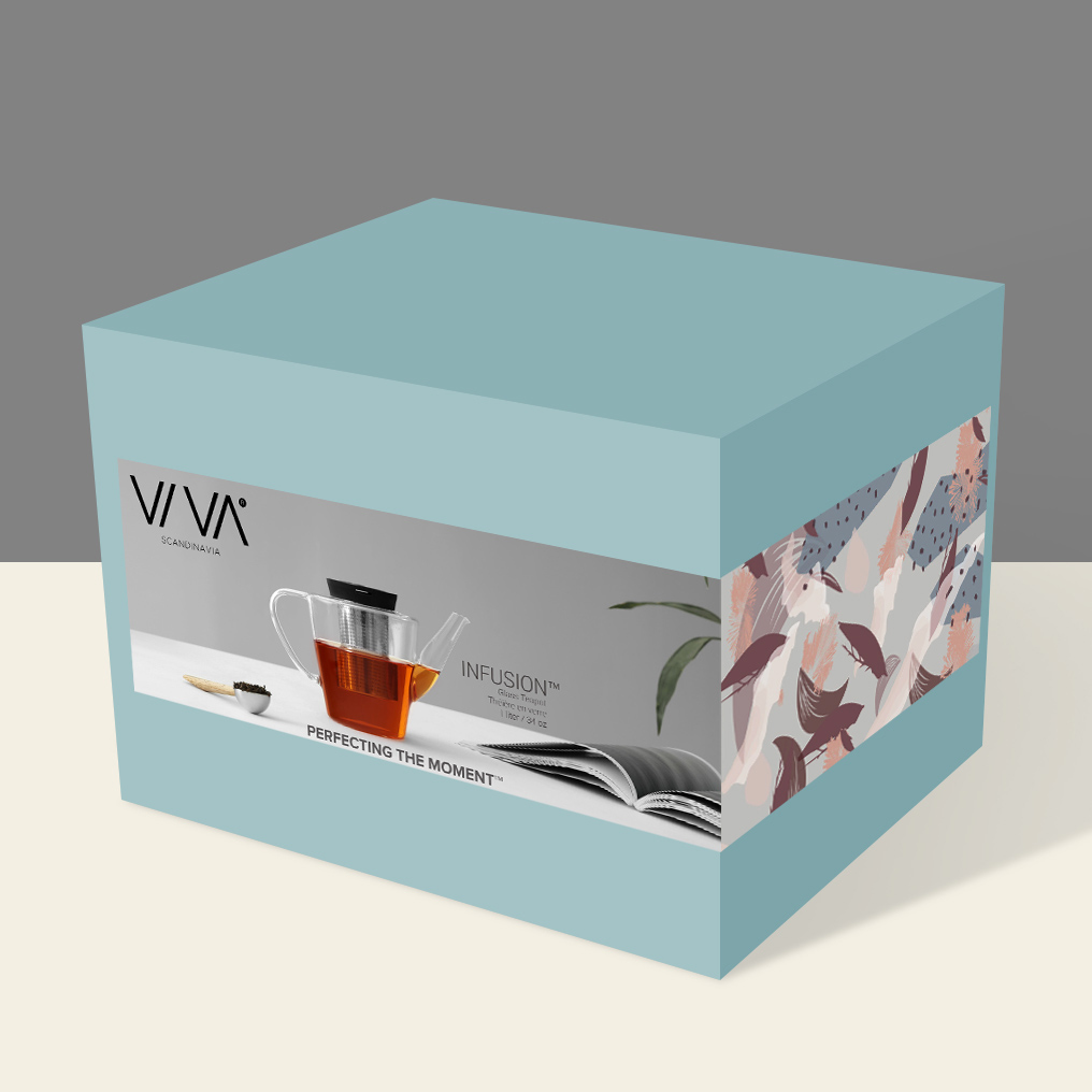 Чайник заварочный Viva Scandinavia Infusion 1л прозрачный V27833 - фото 4