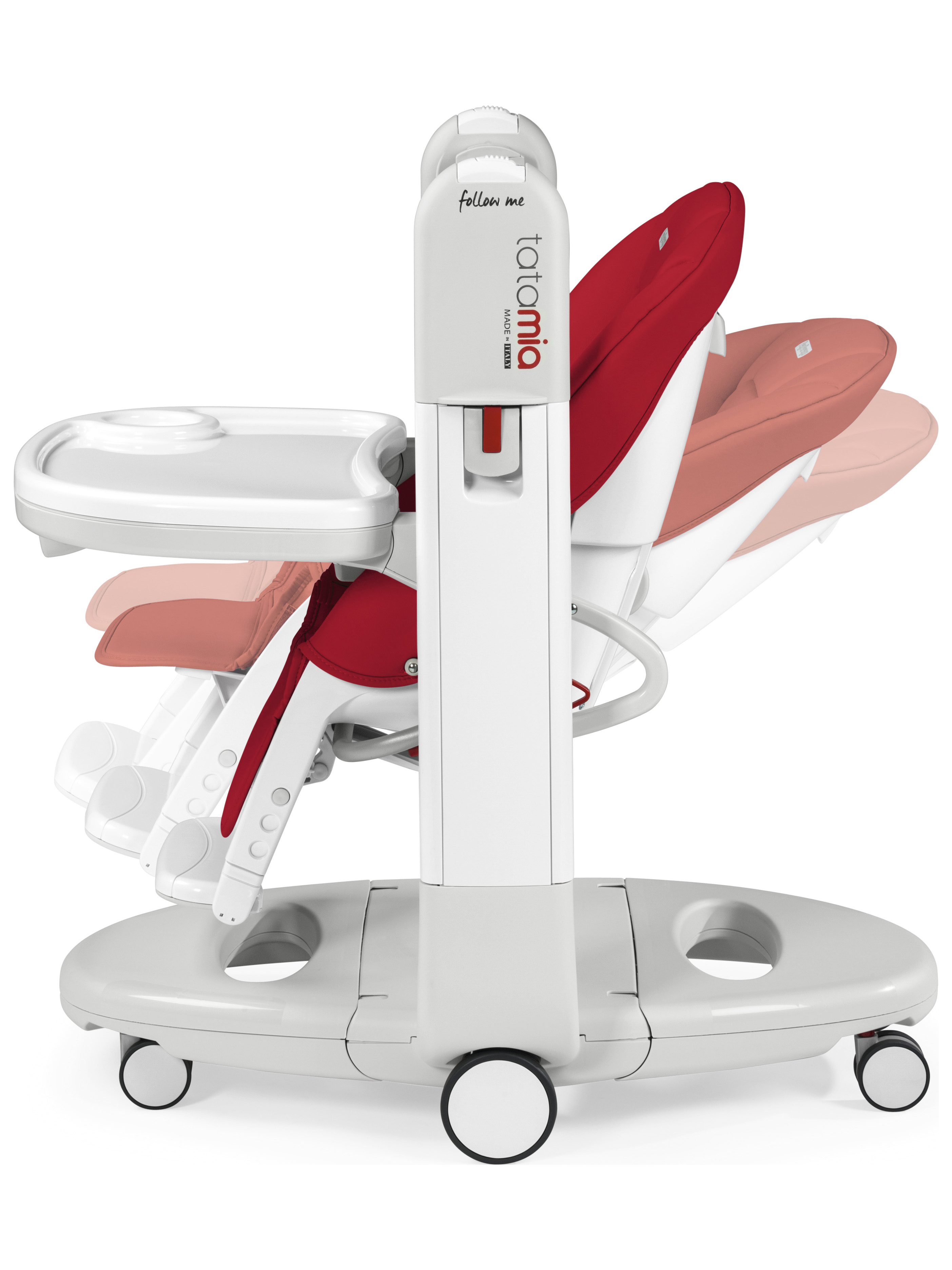 Стульчик для кормления Peg-Perego Tatamia Follow Me красный - фото 8