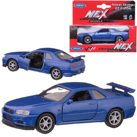 Автомобиль Welly Nissan Nissan Skyline GT-R R34 1:38