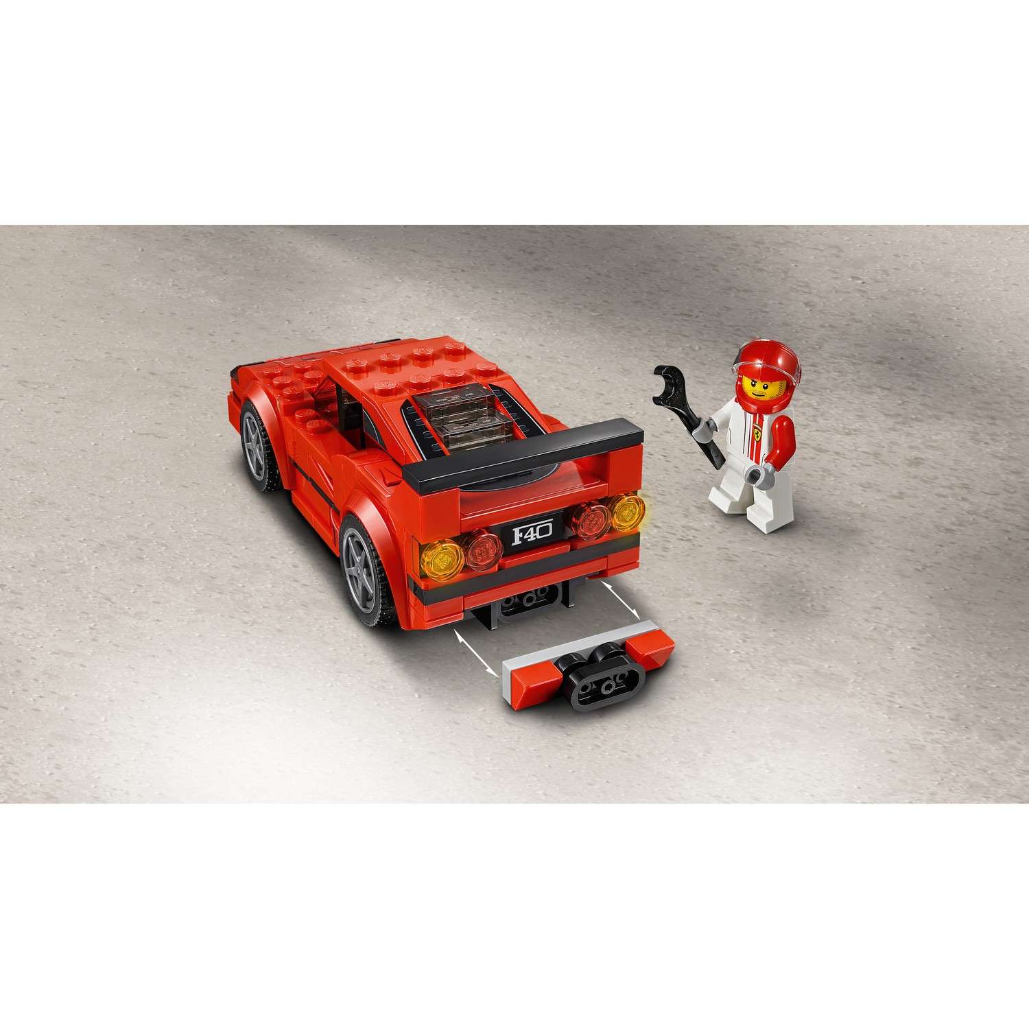 Конструктор LEGO Speed Champions Ferrari F40 Competizione блочный - фото 7