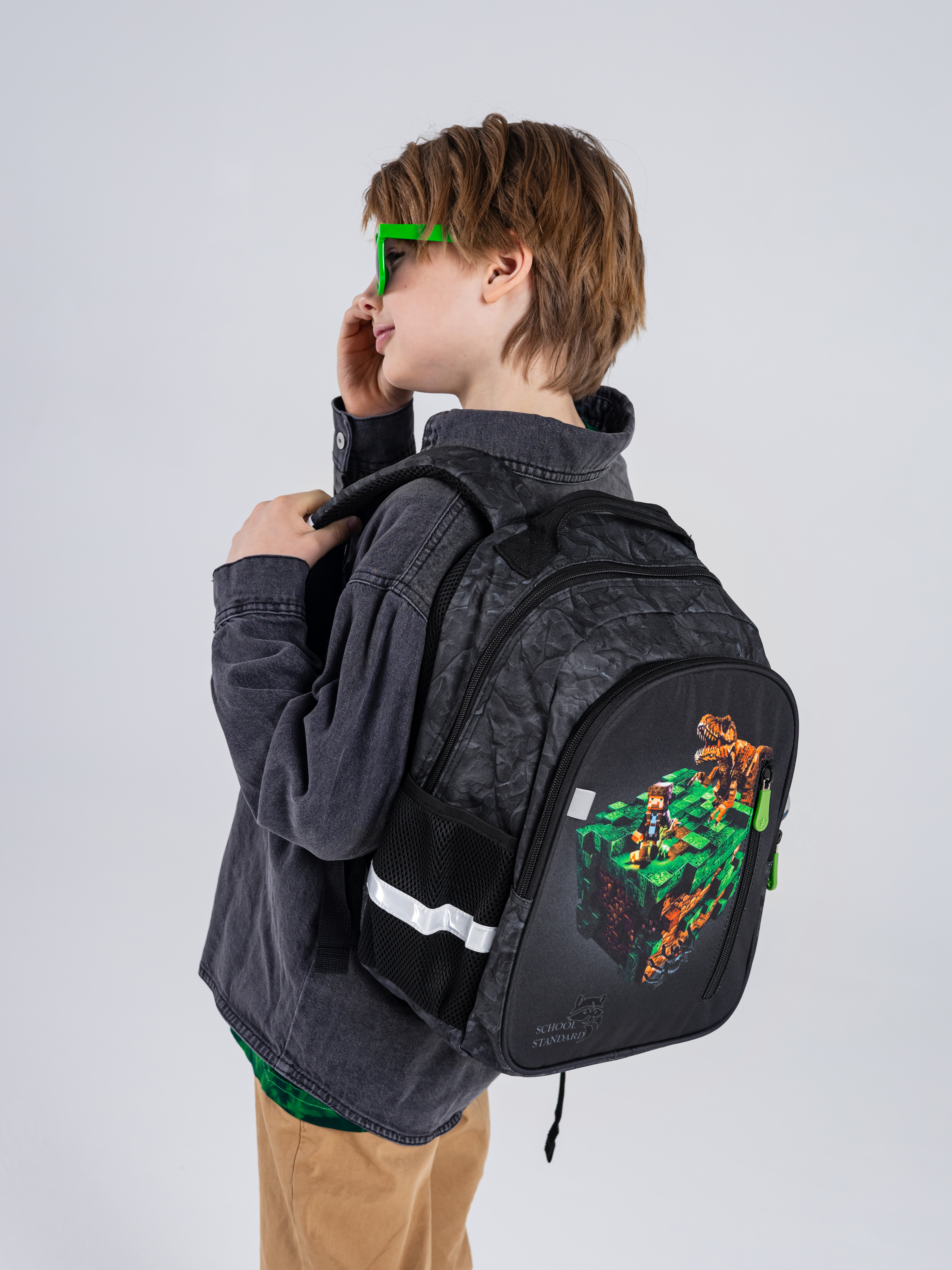 Рюкзак School Standard первокласснику набор 4 в 1 - фото 4