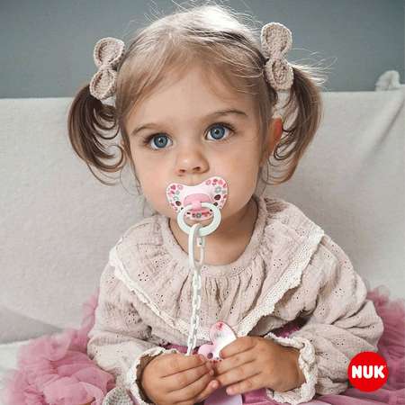 Пустышка Nuk силикон ортодонтическая от 6 мес. 1 шт.