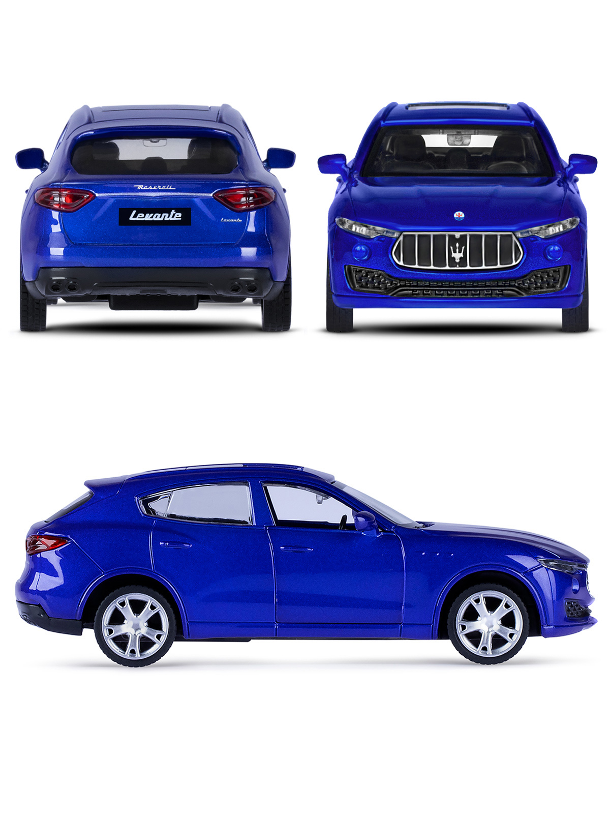 Автомобиль АВТОпанорама Maserati Levante SUV 1:43 JB1251576 - фото 5