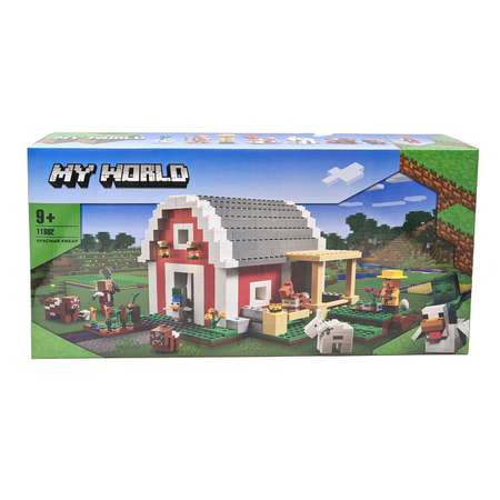 Конструктор MY WORLD Красный амбар блочный