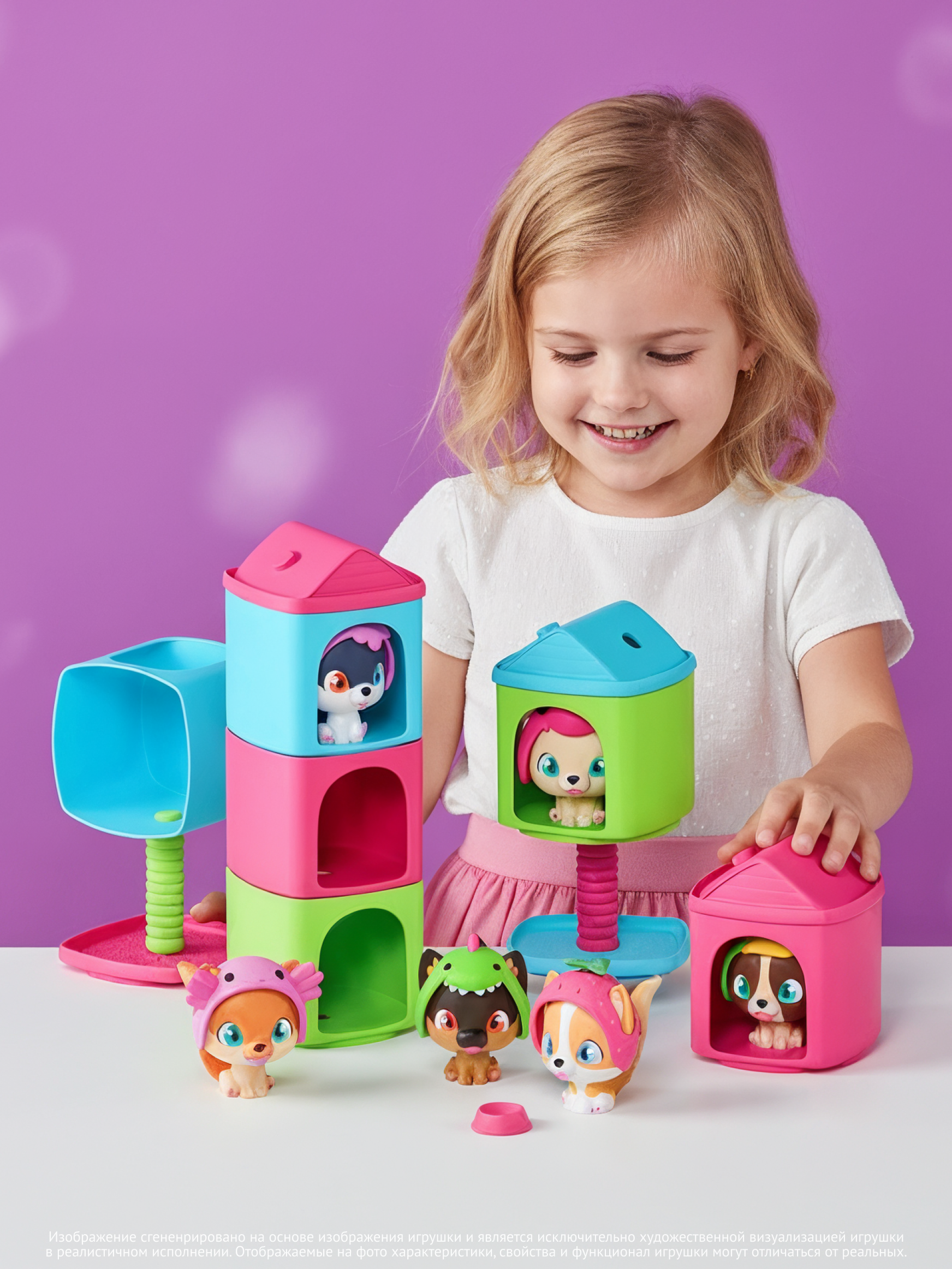 Игровой набор QT Happy Line Милые щенята Рокки - фото 8