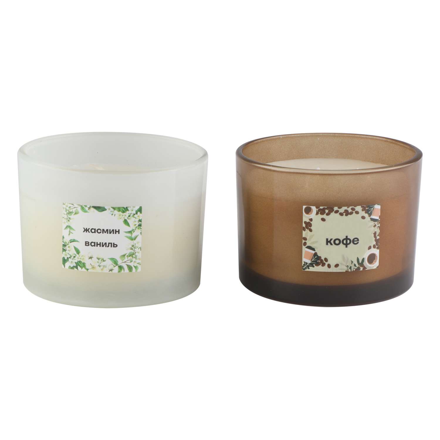 Свеча ё 3 фитиля в ассортименте - фото 1