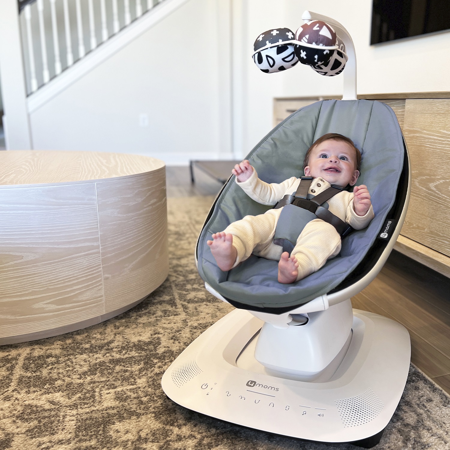 Кресло 4Moms MamaRoo синий - фото 8