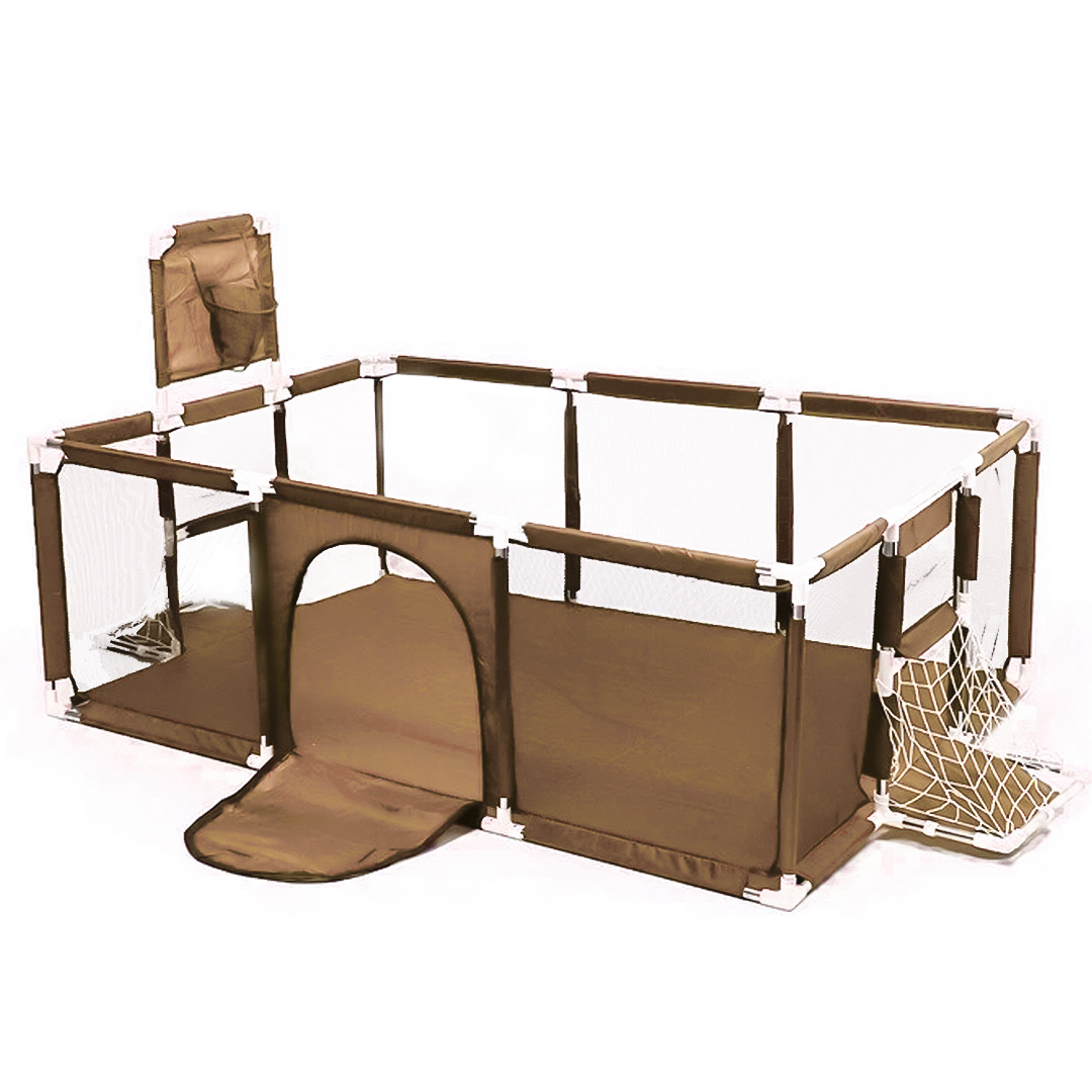 Манеж ширма CINLANKIDS MGI-180-BROWN - фото 6