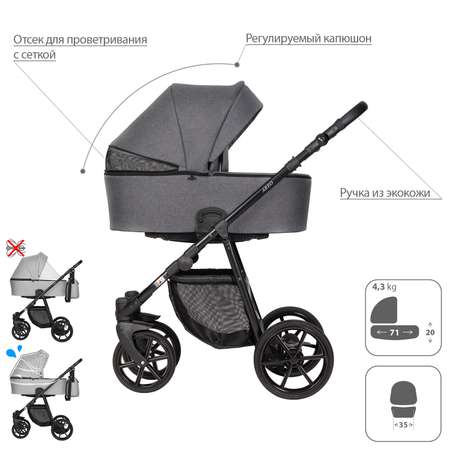 Коляска 2 в 1 Kitelli Areo LUX