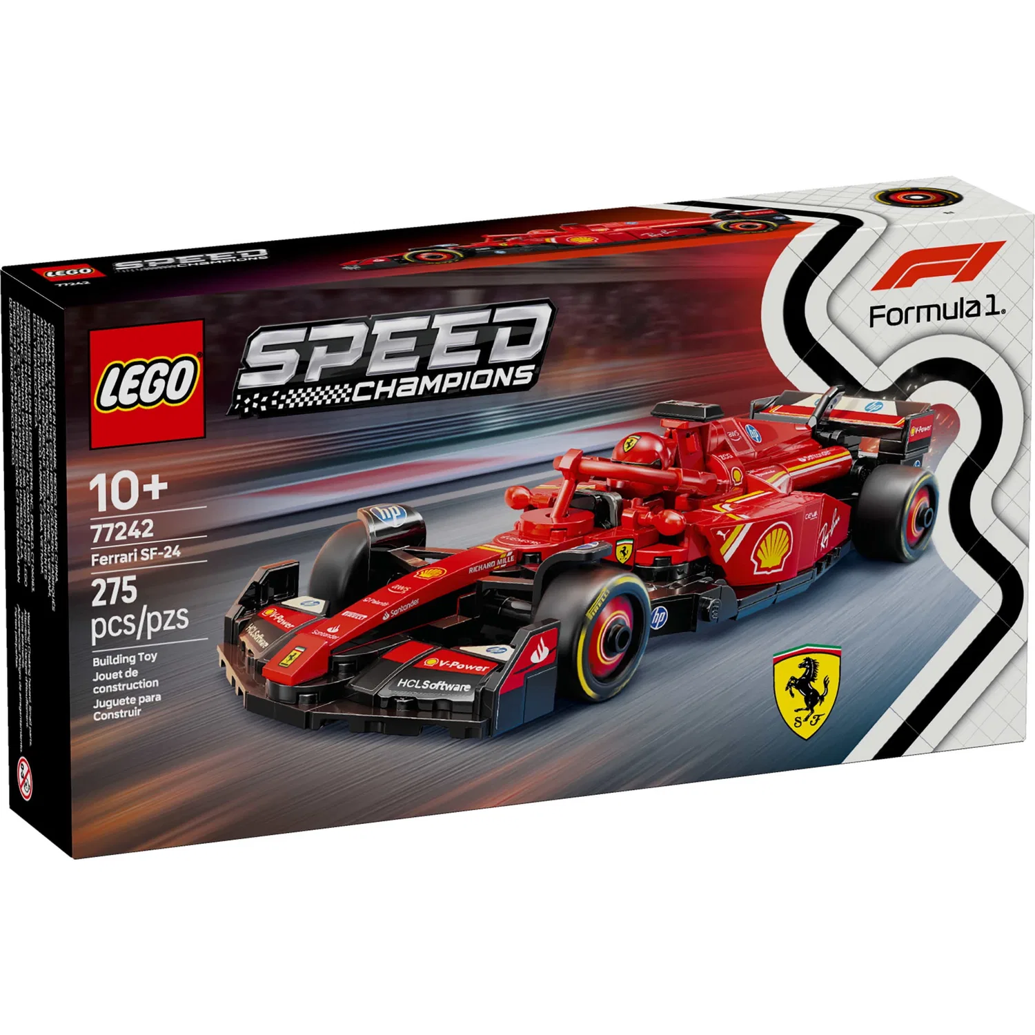 Конструктор LEGO Speed Champions Ferrari SF-24 77242 275 дет. - фото 7