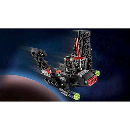 Конструктор LEGO Star Wars Микрофайтеры Шаттл Кайло Рена блочный