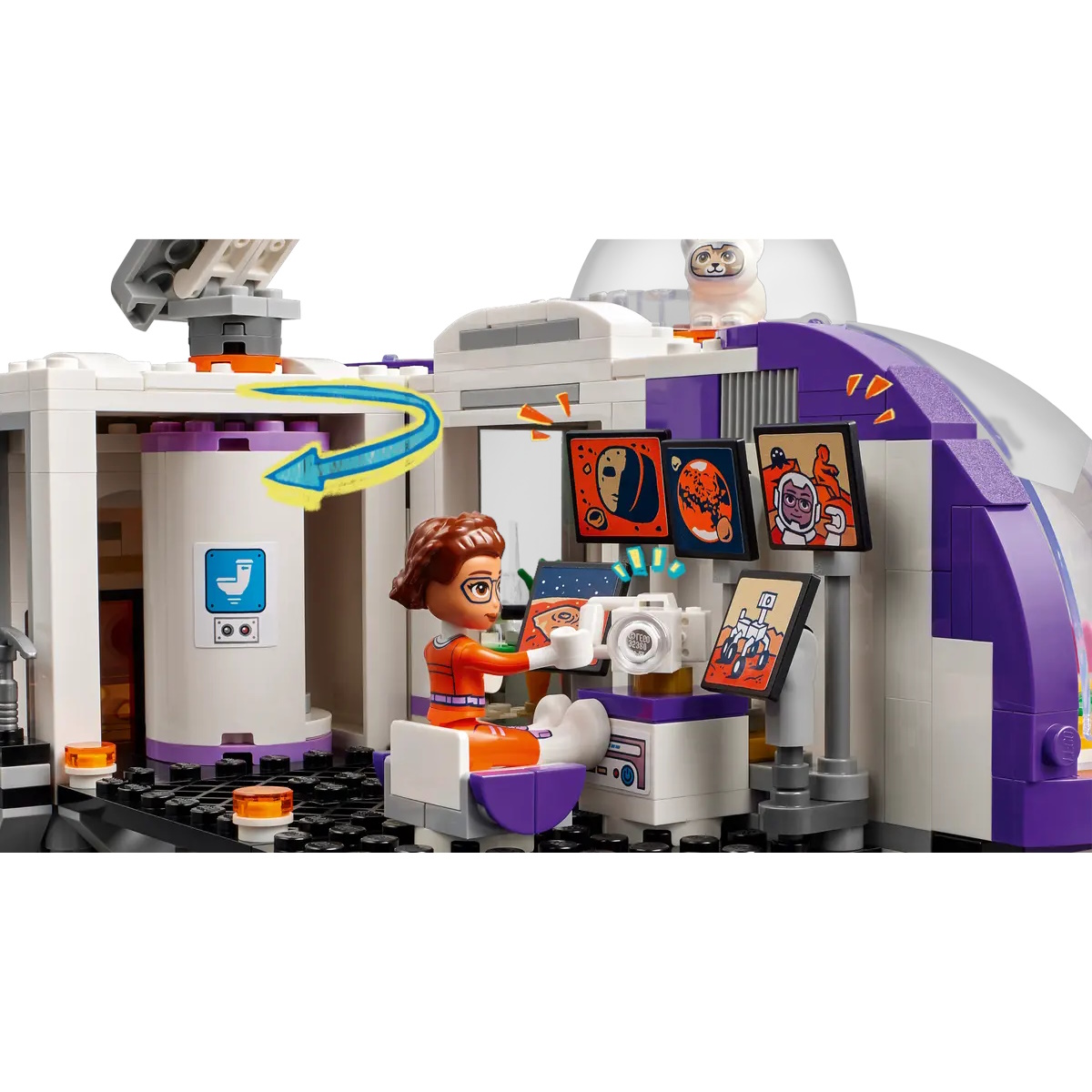 Конструктор LEGO Friends Марсианская база и ракета блочный - фото 6
