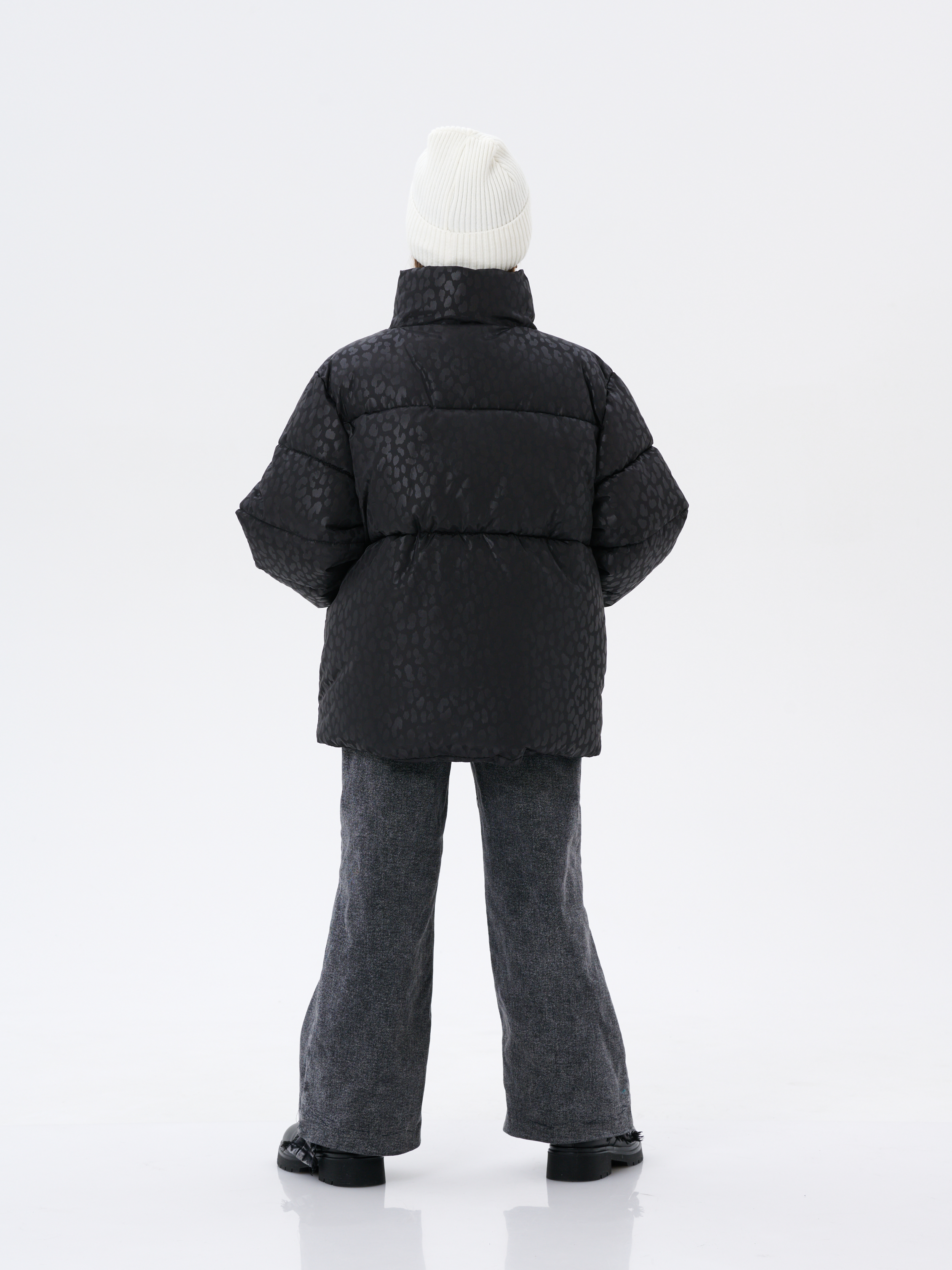 Куртка КрутышОк Т-066 черный леопард - фото 12