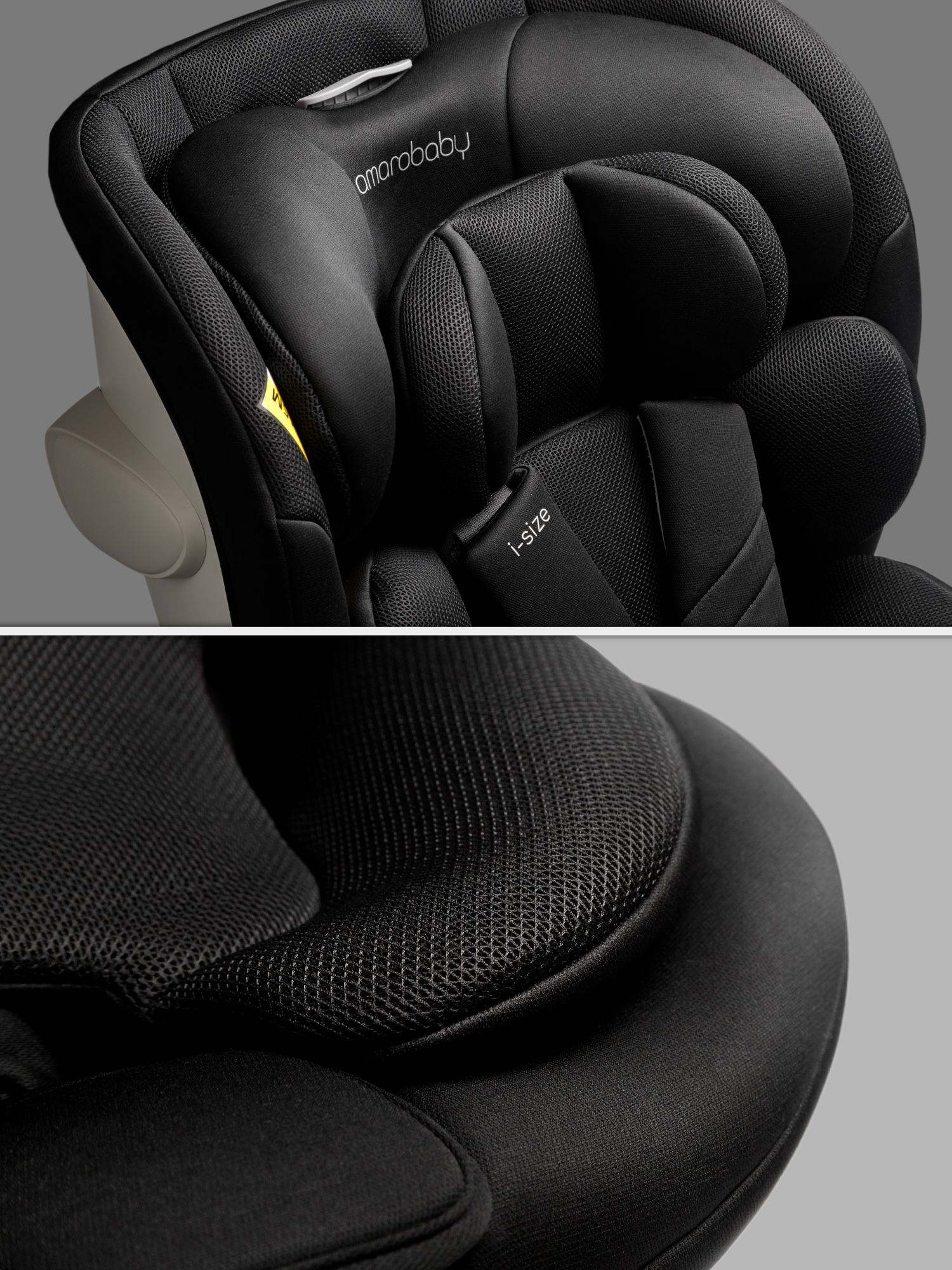 Автокресло Amarobaby Defender Isofix 0+/1/2/3 (0-36 кг) черный - фото 15