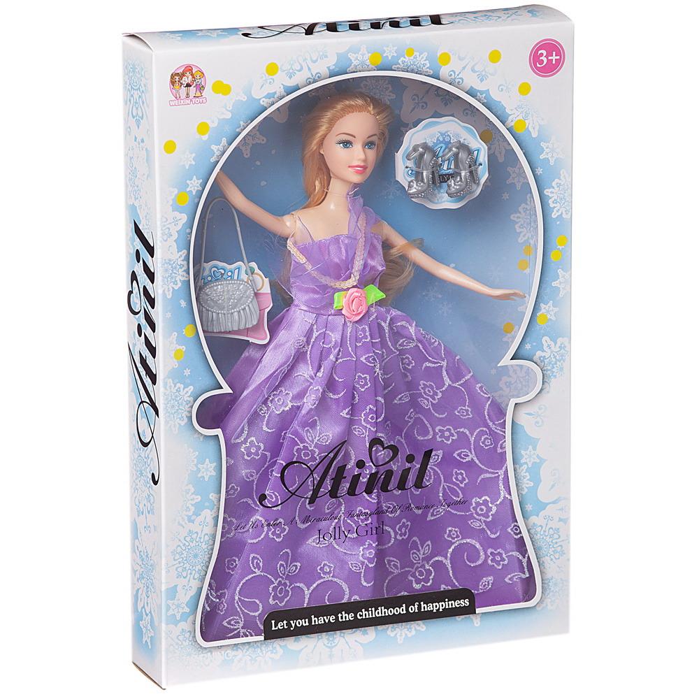 Кукла модельная Junfa высота 28 см WJ-21502/голубое - фото 3