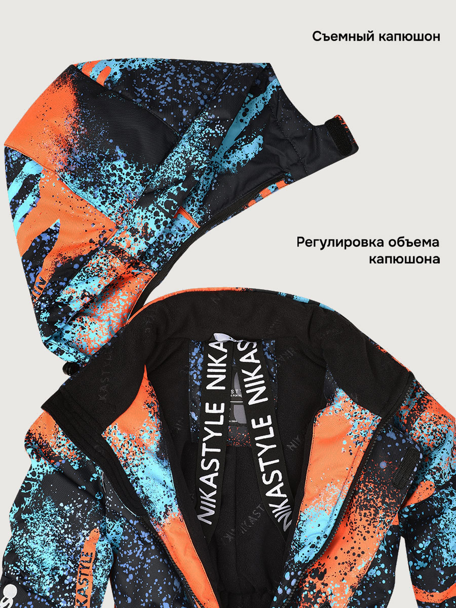 Комбинезон NIKASTYLE Комбинезон 8з4525 оранж/черный - фото 7