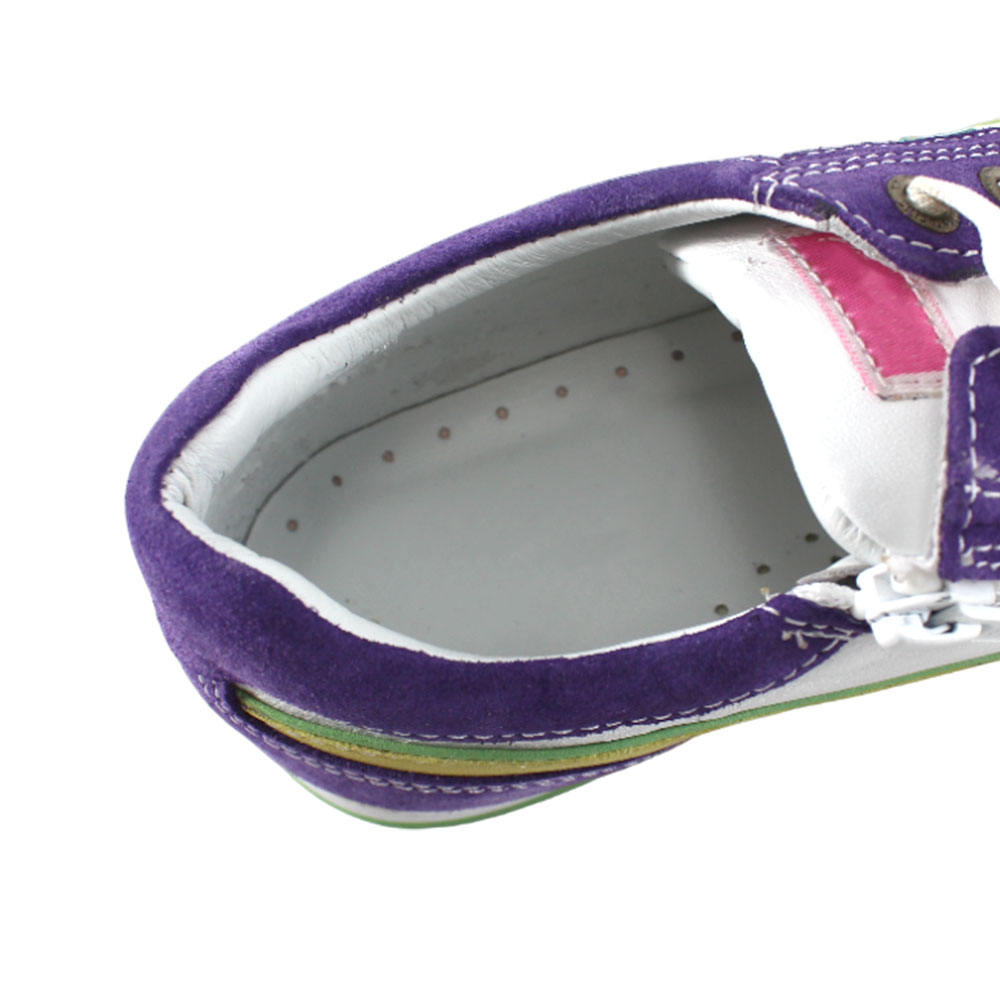 Кроссовки Ascenzi 1015-06-СВ ASCENZI Кроссовки для девочки,бело-фиолетовый - фото 4