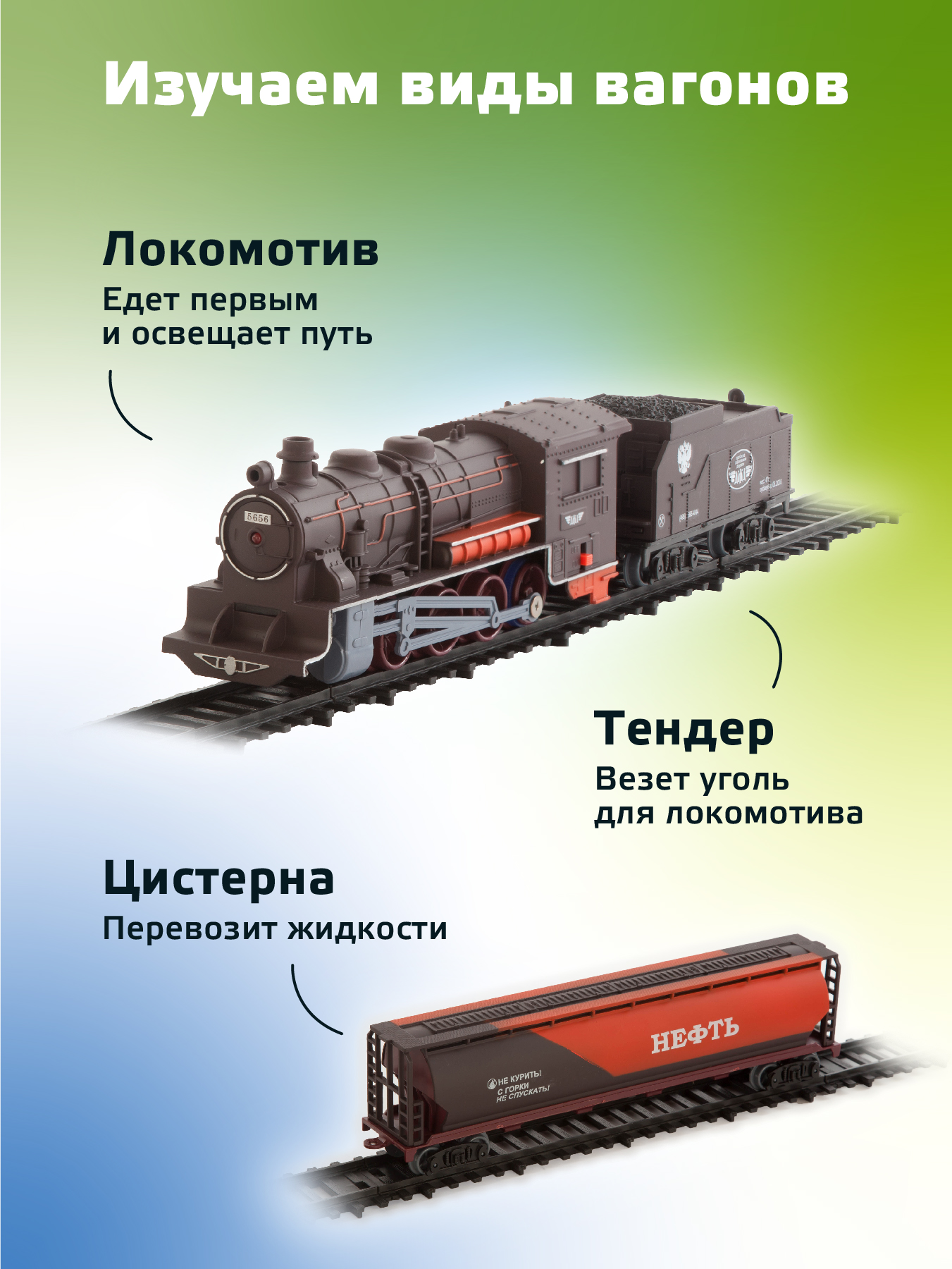 Набор железнодорожный Голубая Стрела 87136 - фото 3