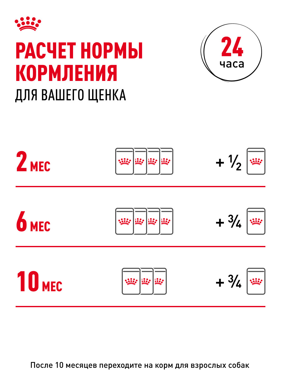 Корм для щенков Royal Canin Mini Puppy мелких пород до 10 месяцев кусочки в соусе пауч 85г - фото 9