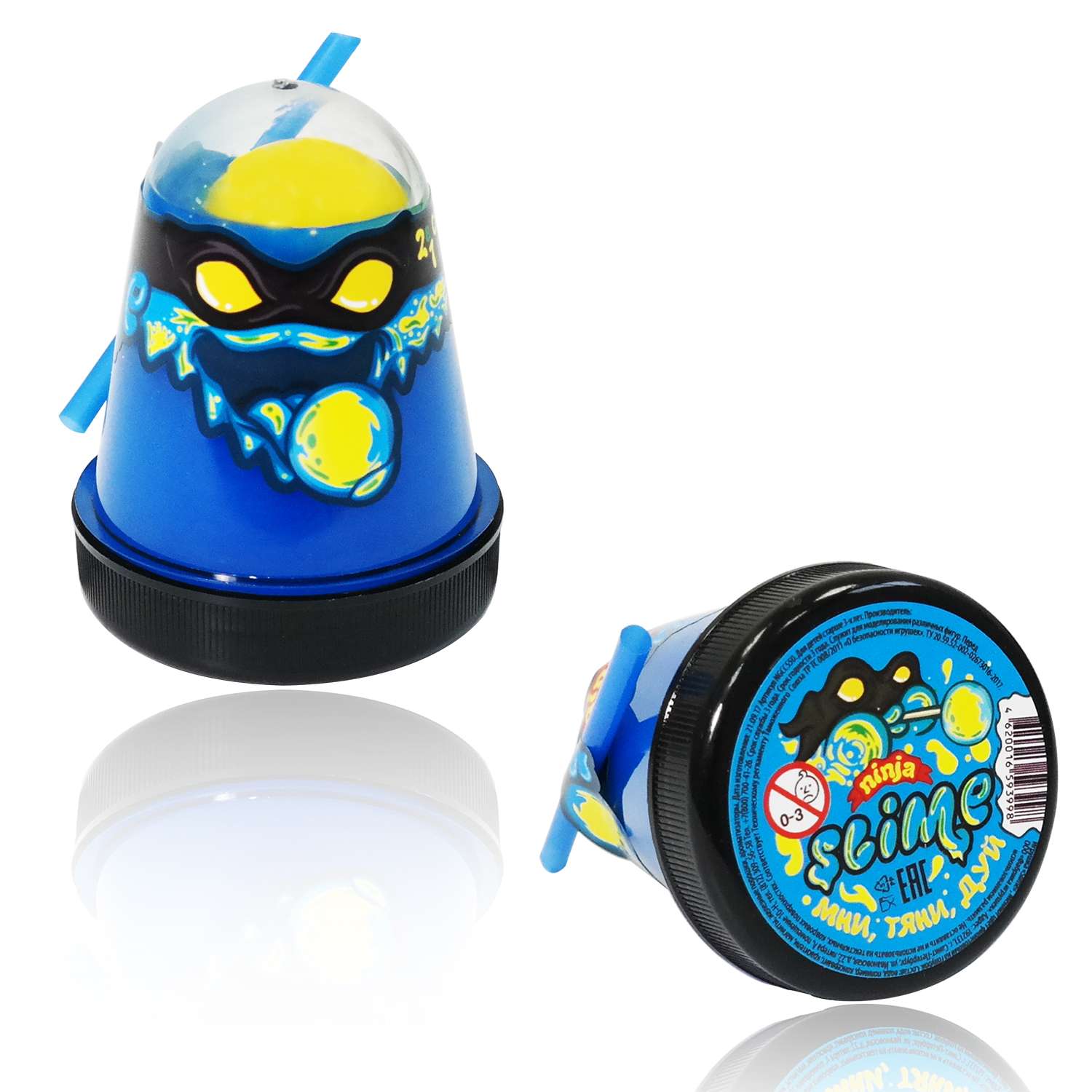 Лизун Slime Ninja в ассортименте - фото 3