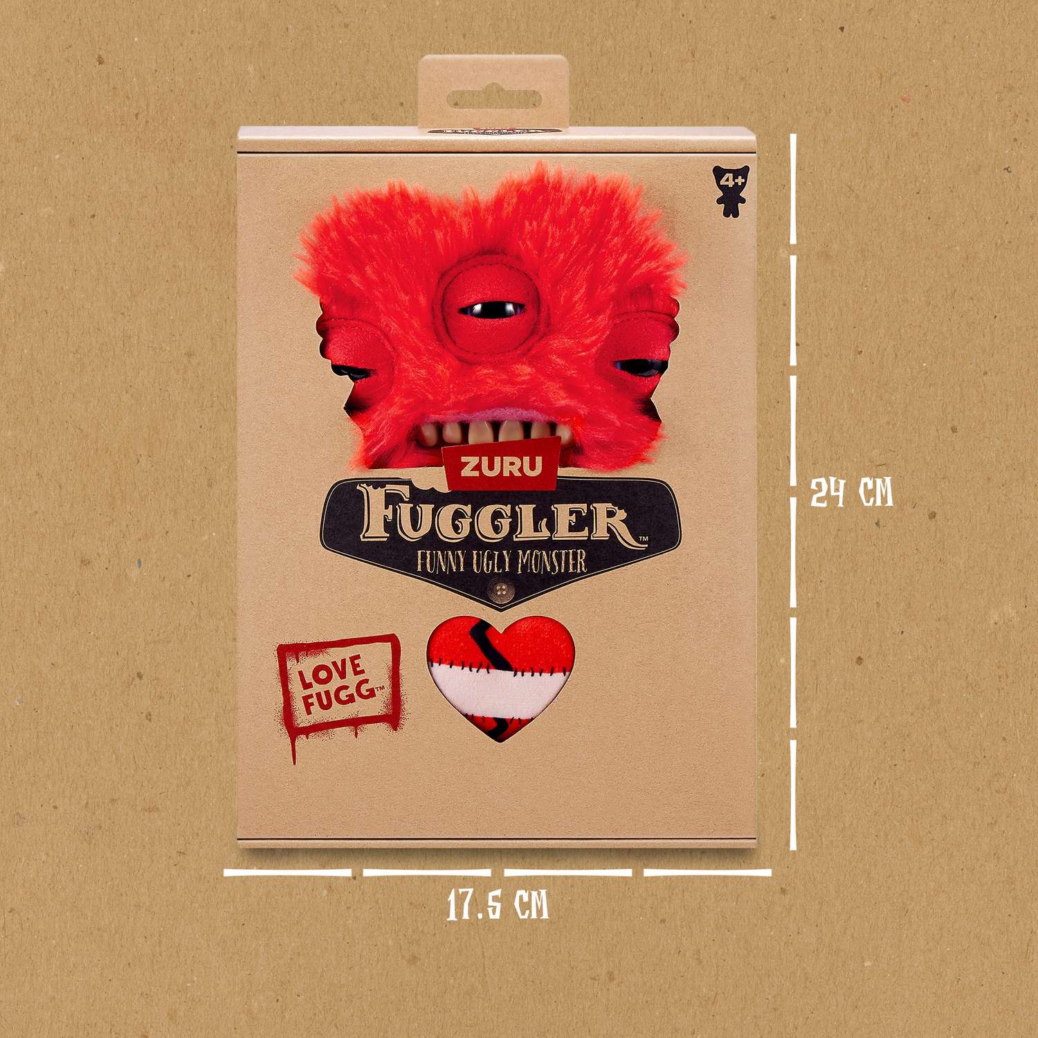 Мягкая игрушка FUGGLER Влюбленный 24 см - фото 3