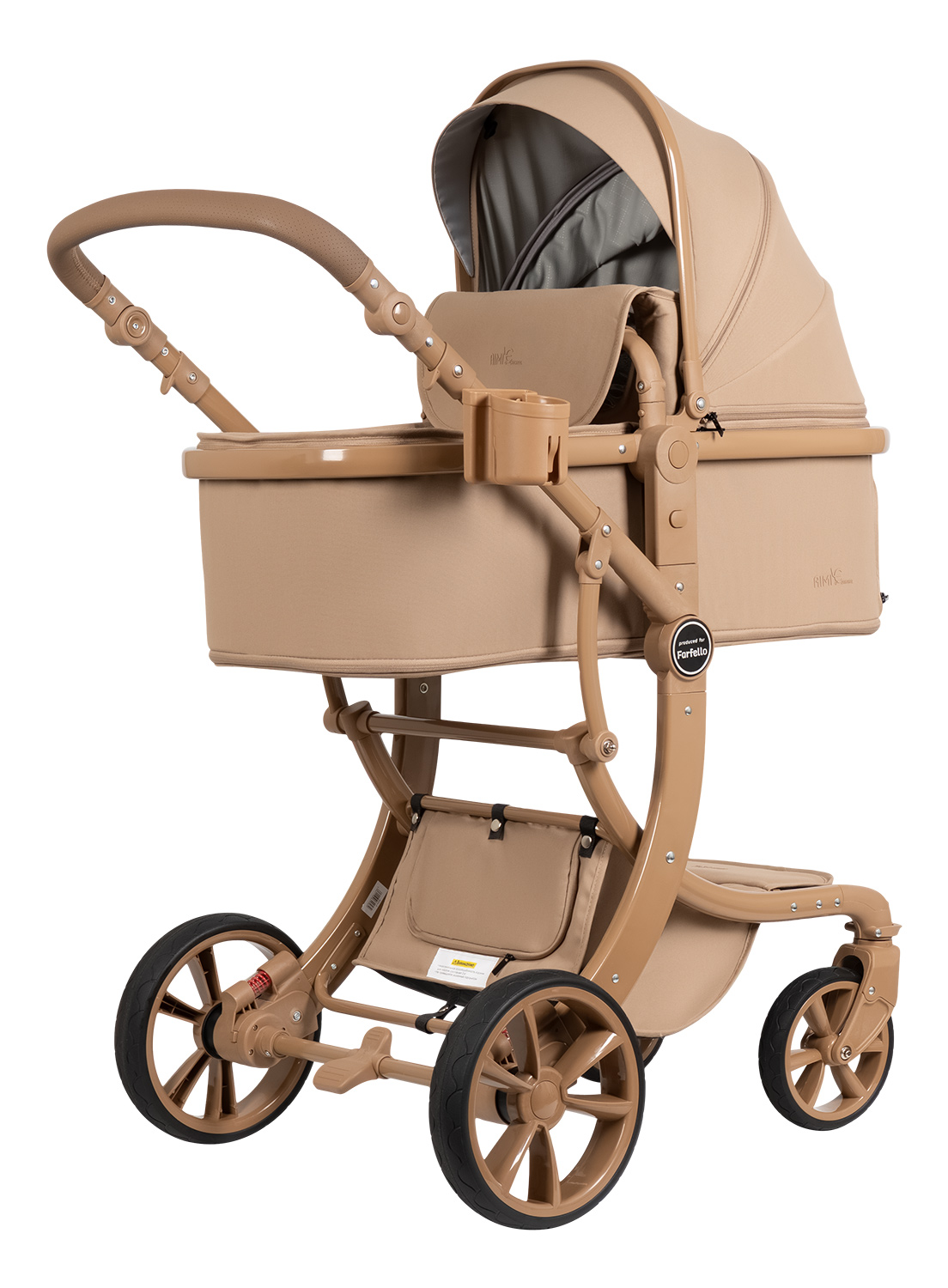 Коляска трансформер Aimile Авантюрист / Adventurer бежевый - фото 3