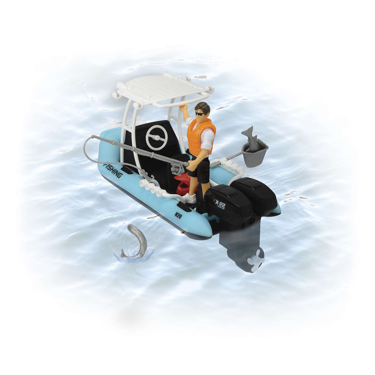 Катер Dickie PlayLife рыбацкий 3833004 - фото 6