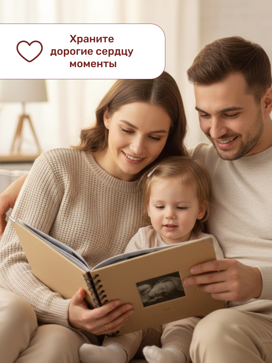 Фотоальбом iLikeGift Metal brown 20 листов - фото 7